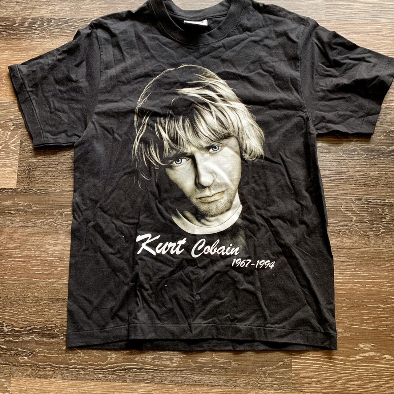 Vintage nirvana Kurt cobain memorial t shirt.... - Depop