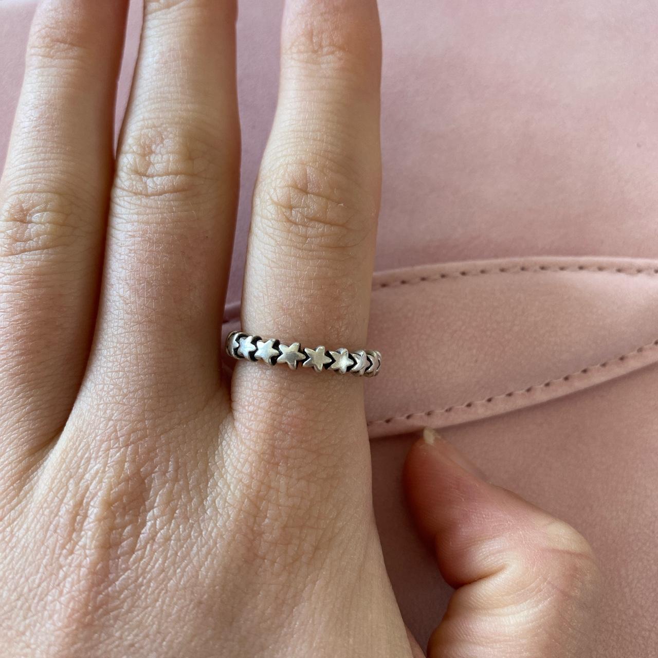 Pandora forever love on sale stackable heart ring