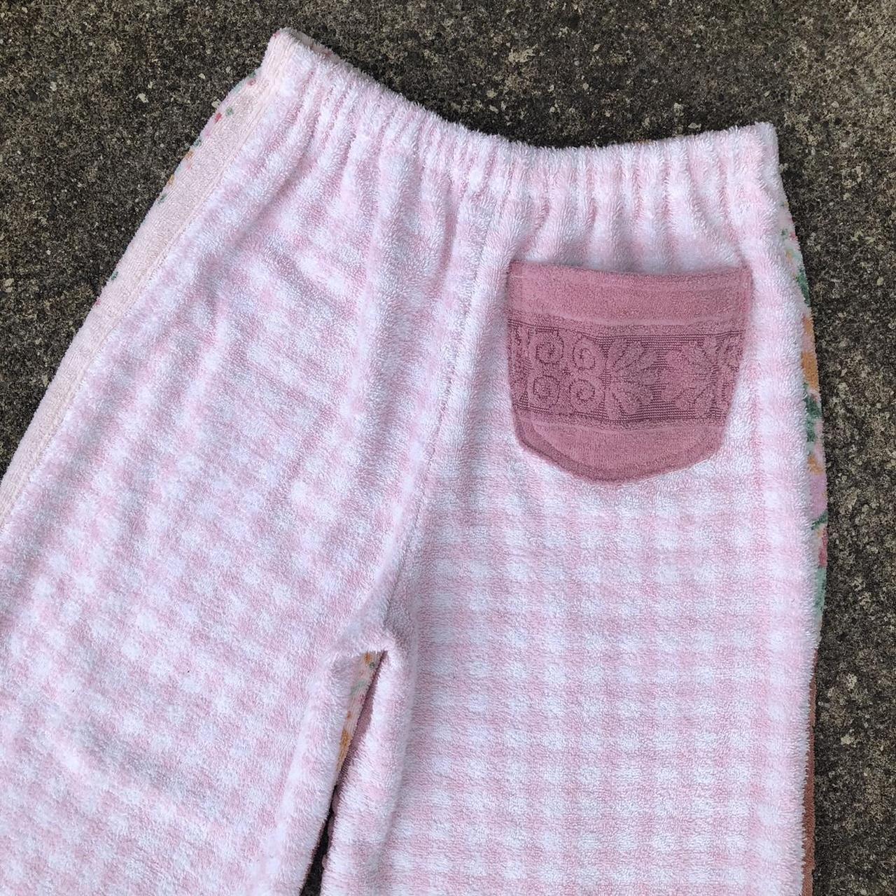 mick mack patty whack patchwork towel pants 3/8 of... - Depop