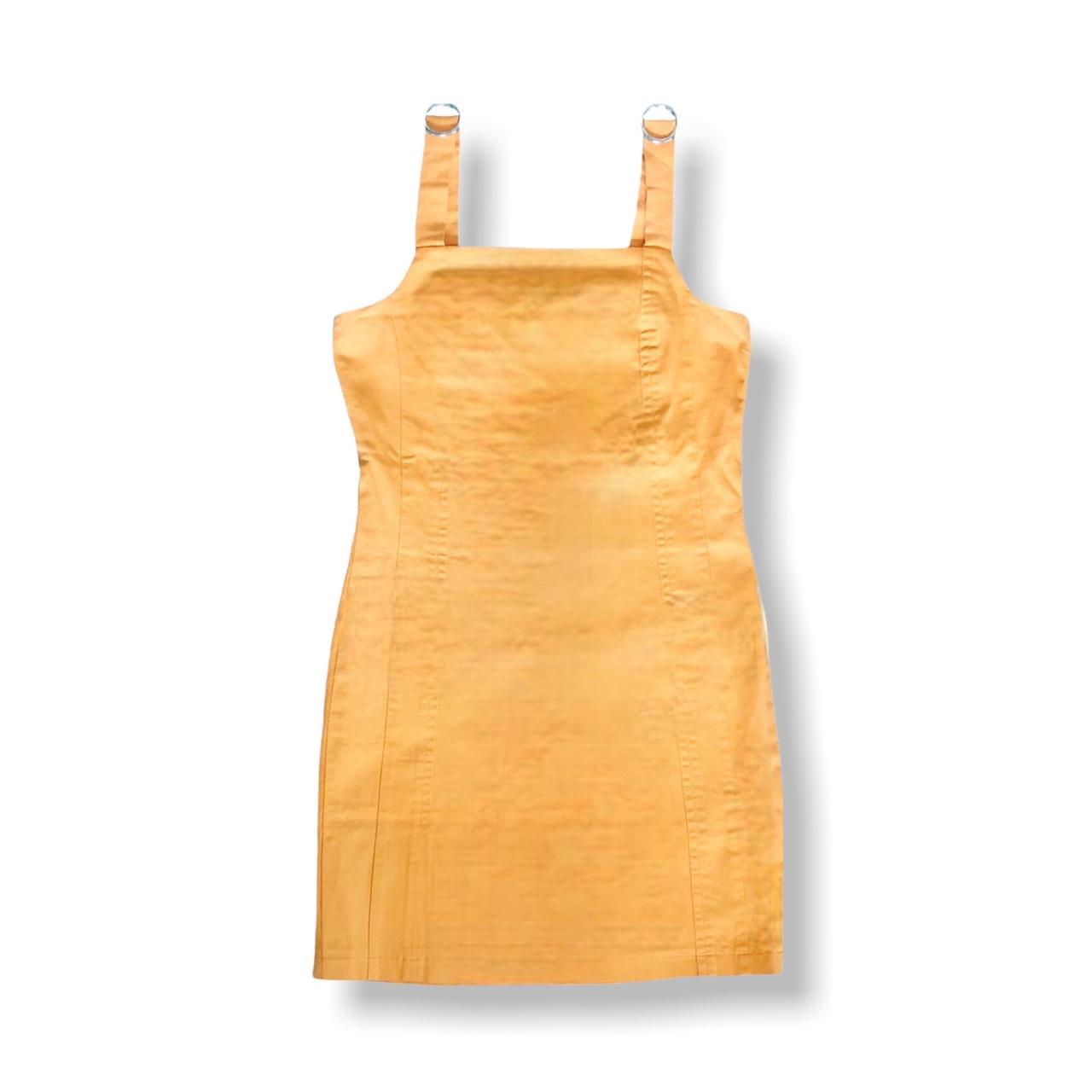 Product Image 1 - Square neck mustard yellow dress.