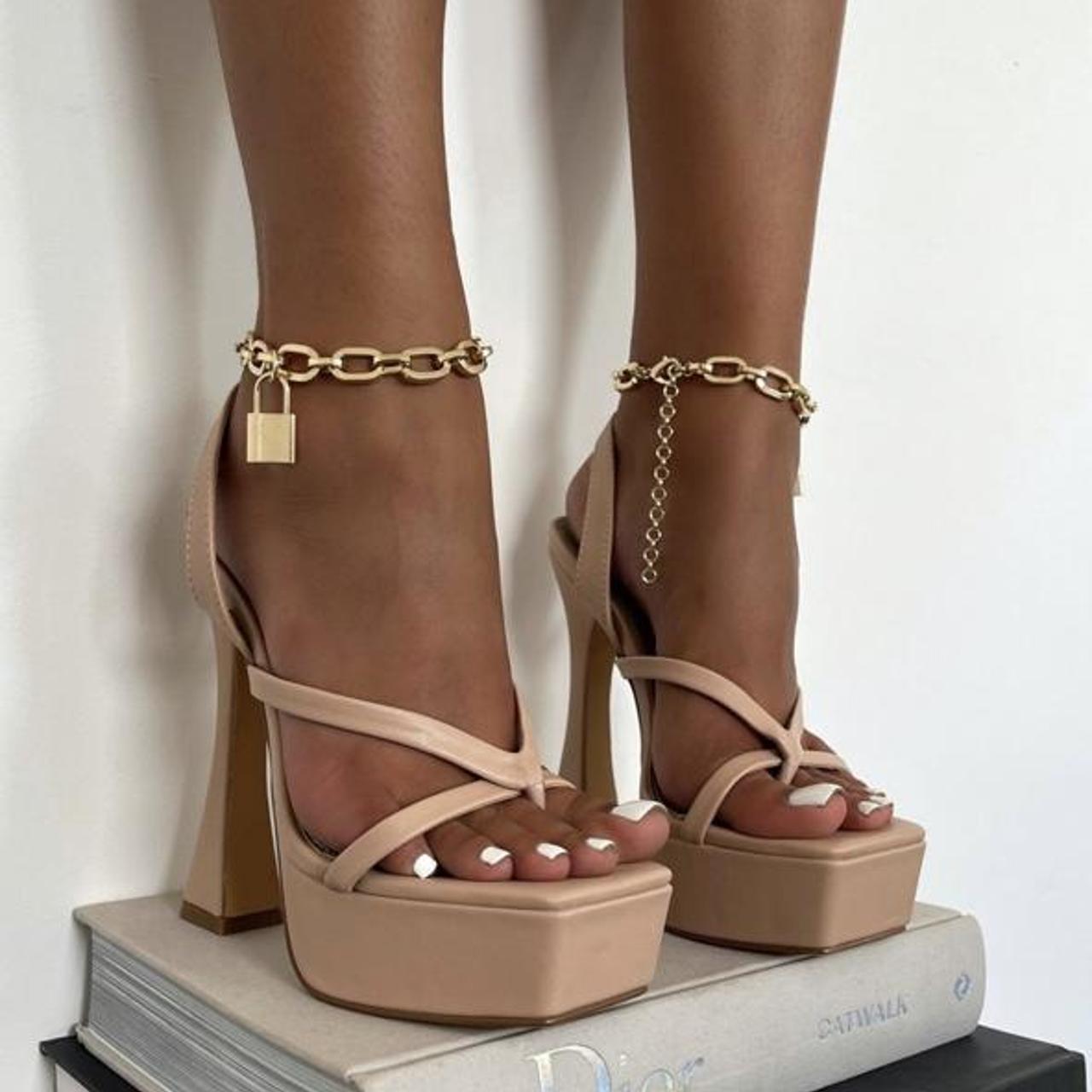 Product Image 1 - Egoofficial square toe platform heels