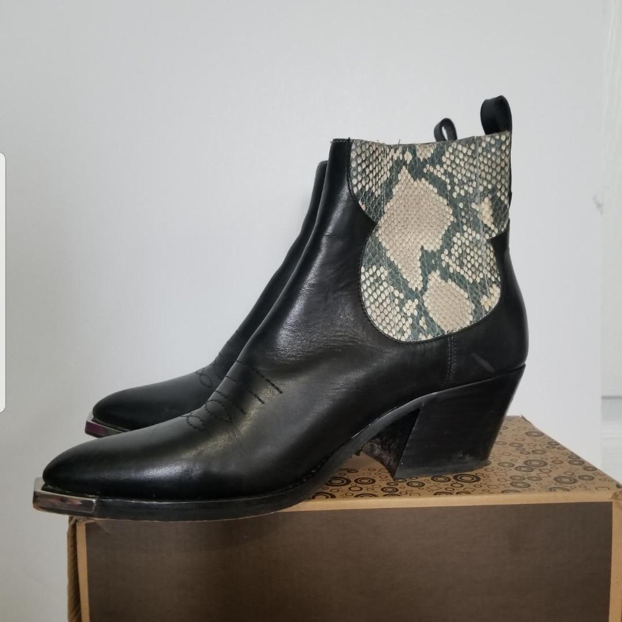 dolce vita cowhide booties