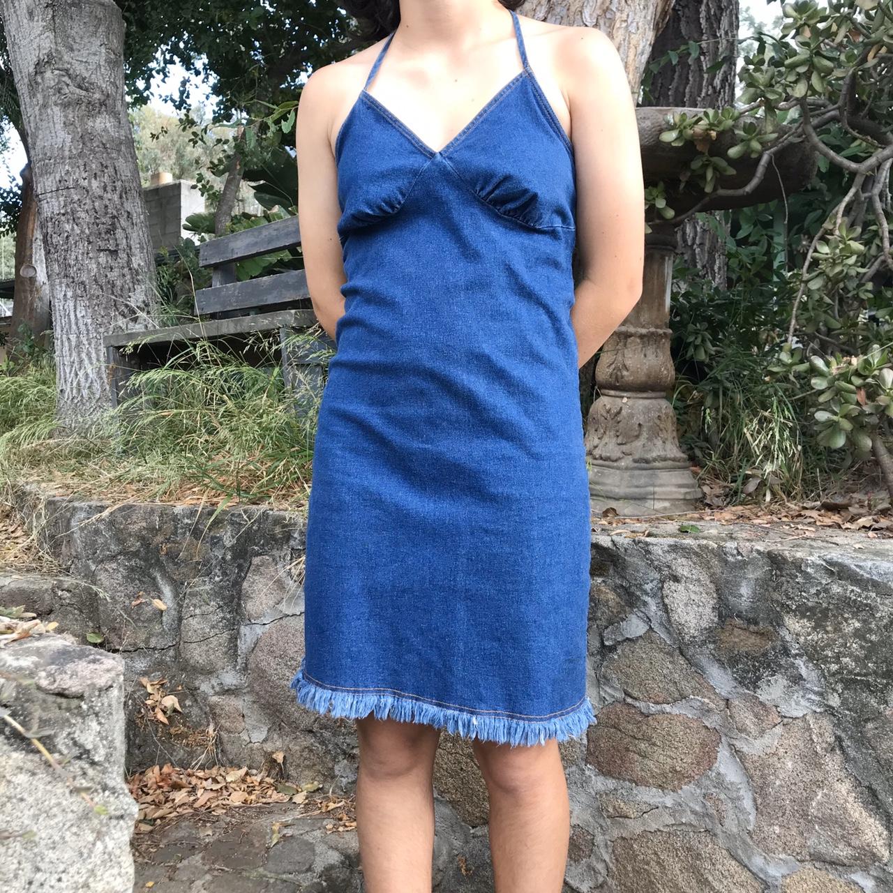 Retrofete Logan Denim Halter Dress | Denim dress, Clothes design, Retrofete