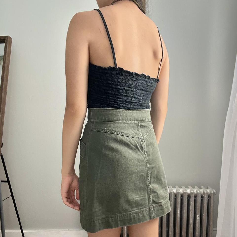 Fashion Skirts Miniskirts Anna Glover × H&M Anna Glover \u00d7 H&M Miniskirt allover print casual look 