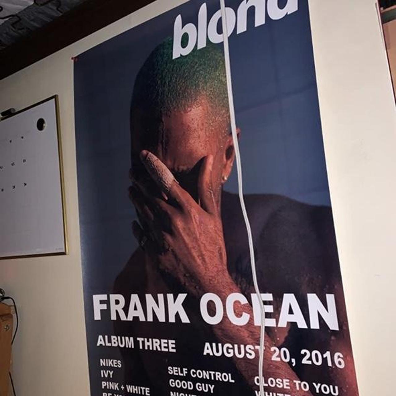 Sold Frank Ocean Blonde Poster 24x36”