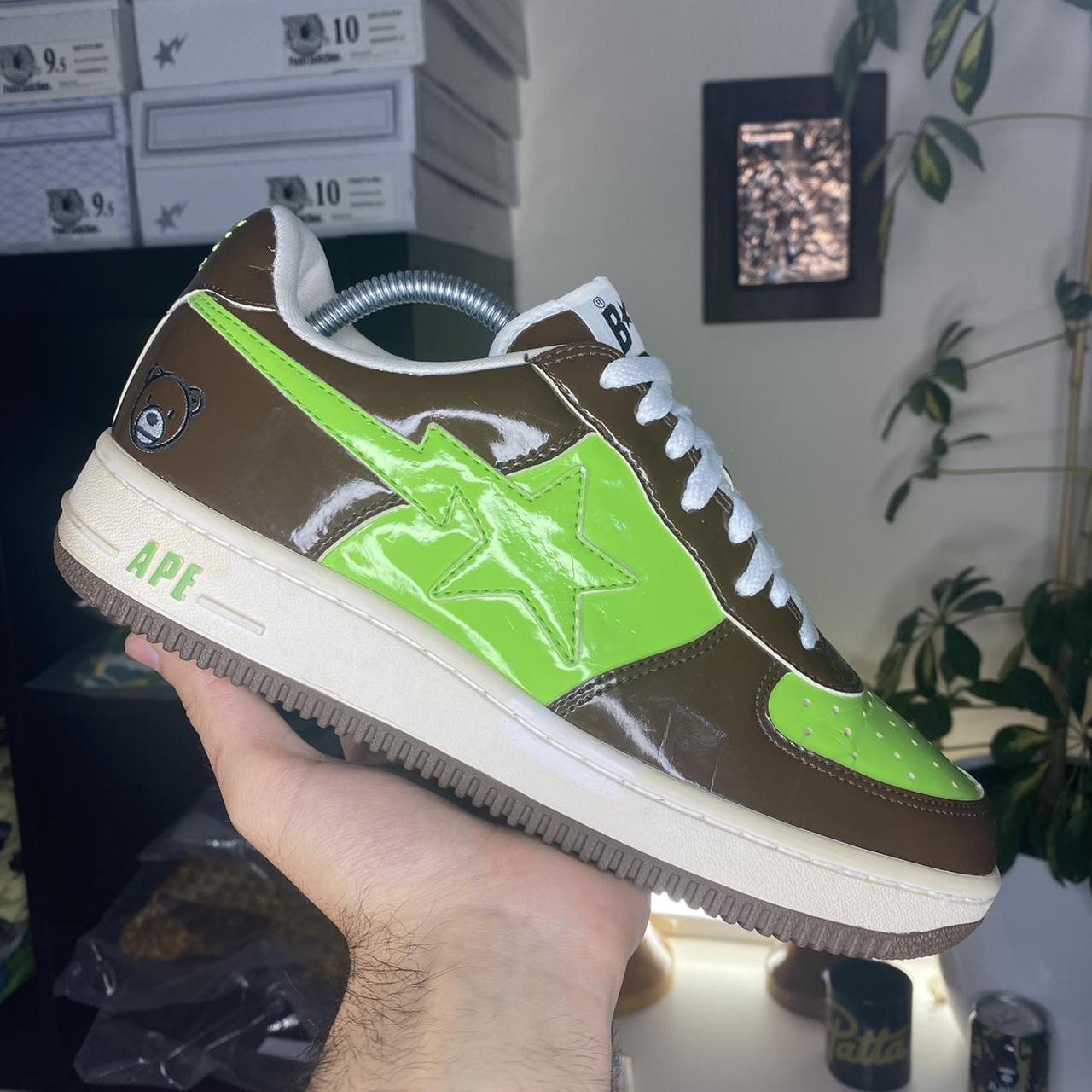 bapesta brown green