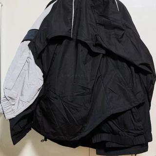 NikeLab NRG DH black and silver. Grey jacket Size:... - Depop