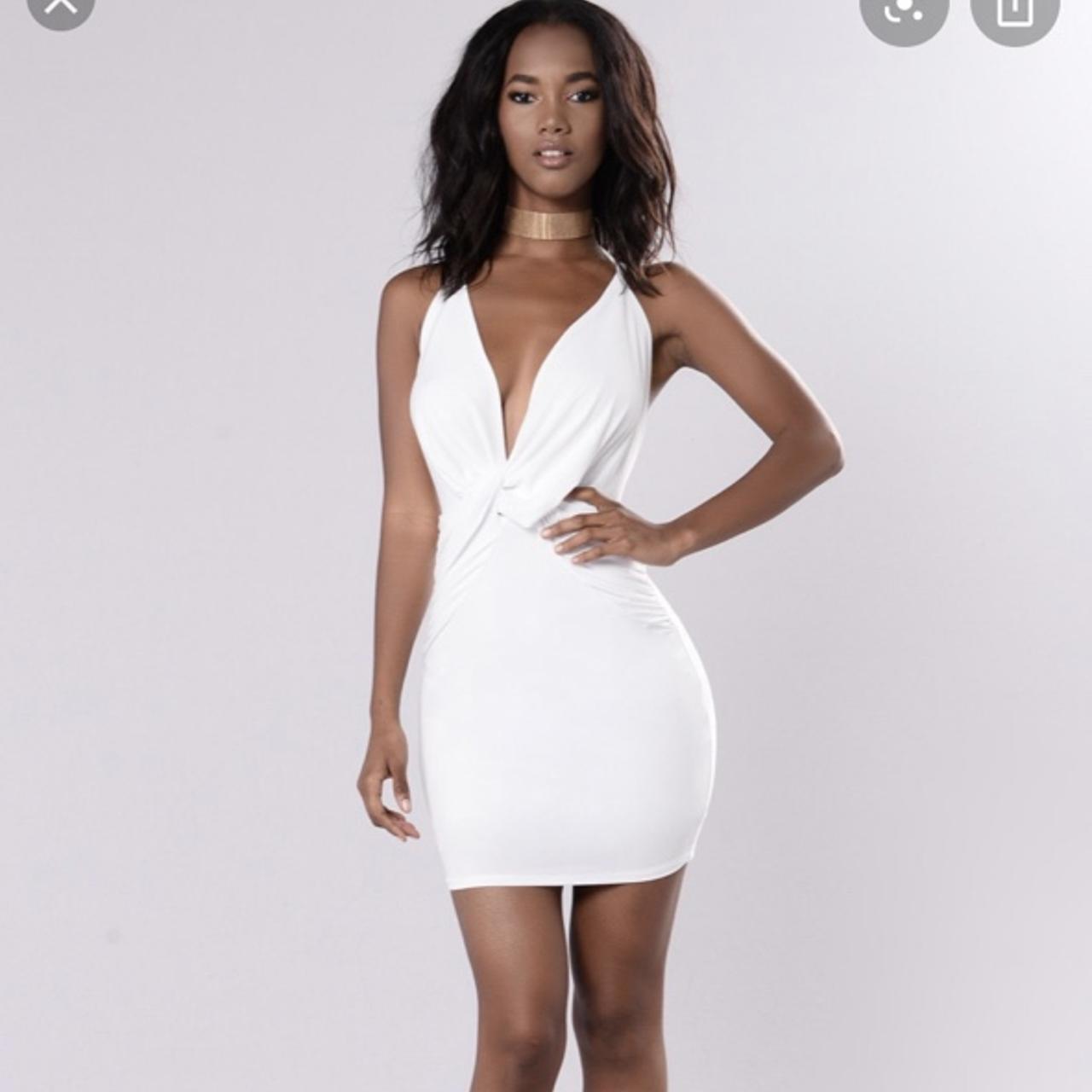 Fashion nova 2024 open back dress