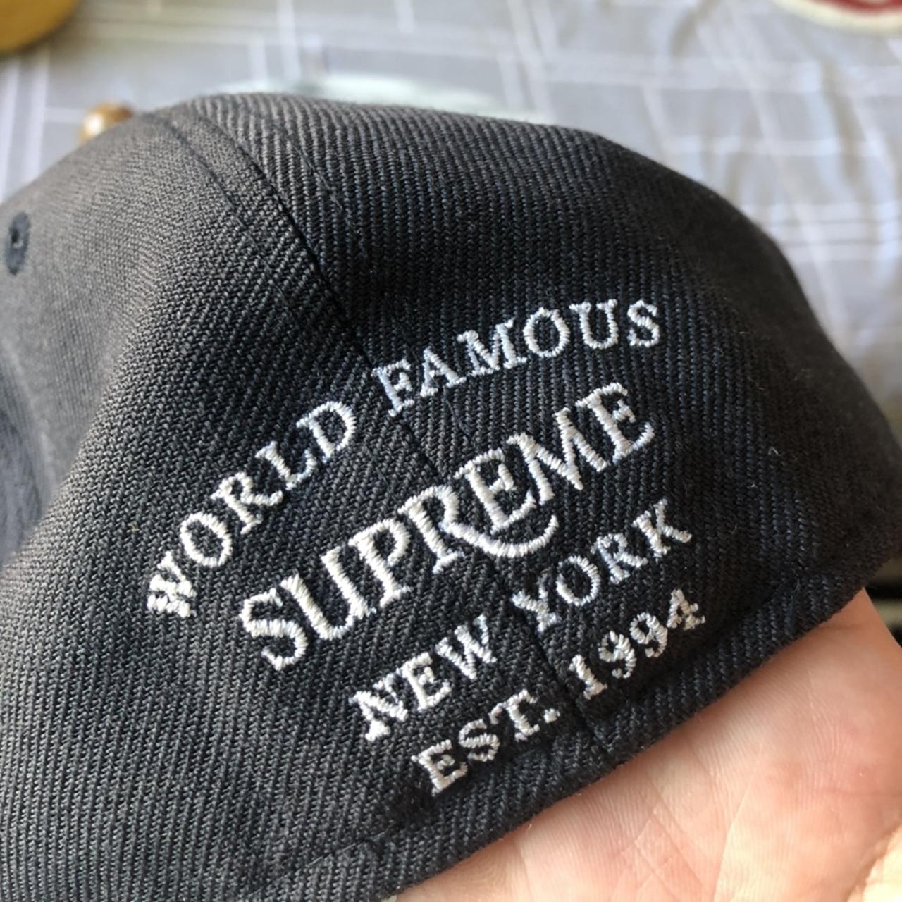 Supreme x New era Fitted 7 1/4 2009 Great condition... - Depop