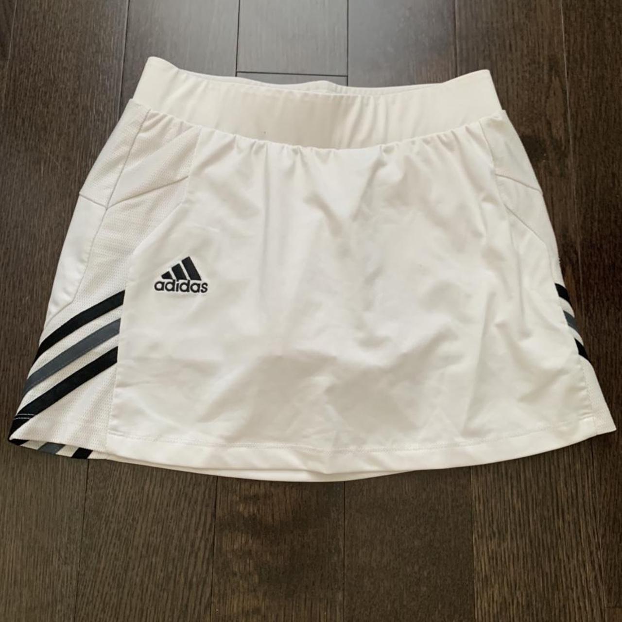 the most incredible white tennis skirt! this adidas... - Depop