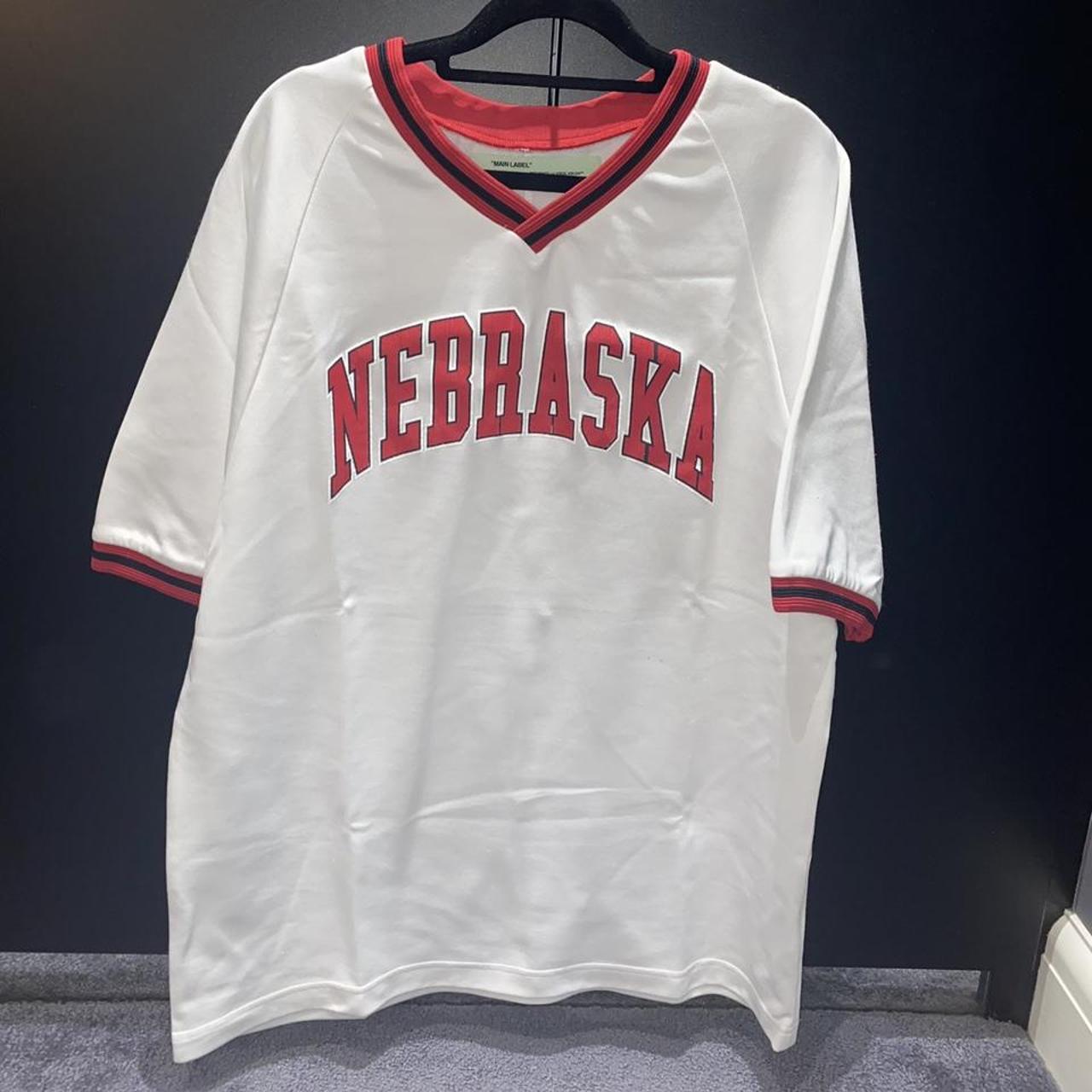 Off white clearance nebraska tee