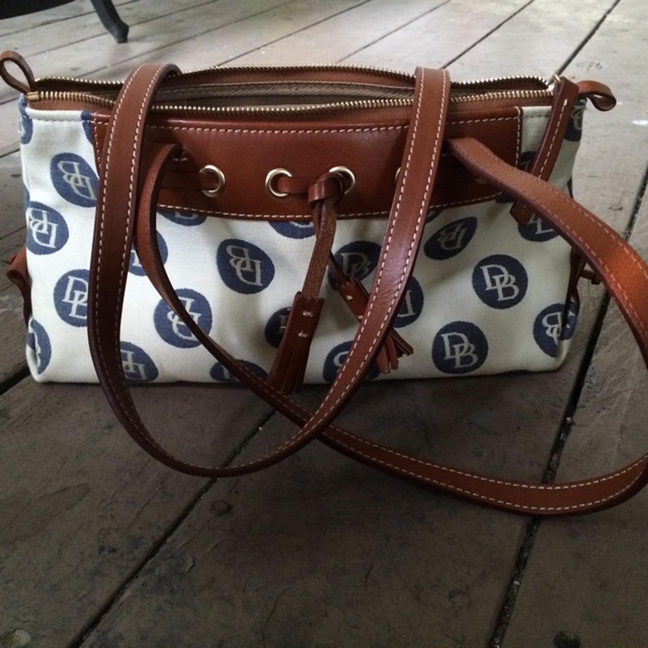 Dooney & Bourke overtheshoulder bag. Leather and... Depop