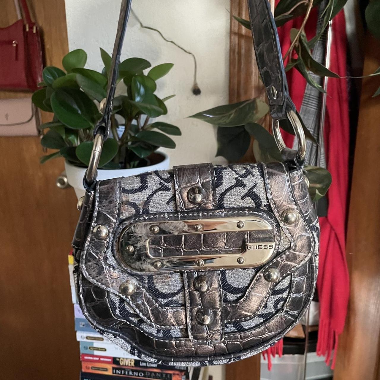 guess shoulder bag☁️ Vintage 2000s Guess miniature... Depop