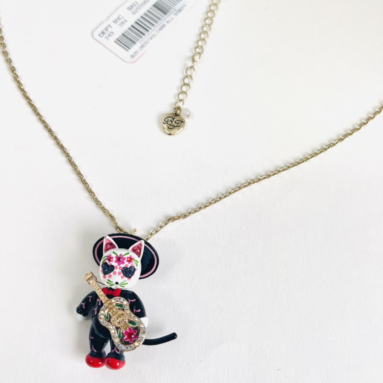 Betsey johnson clearance cat jewelry