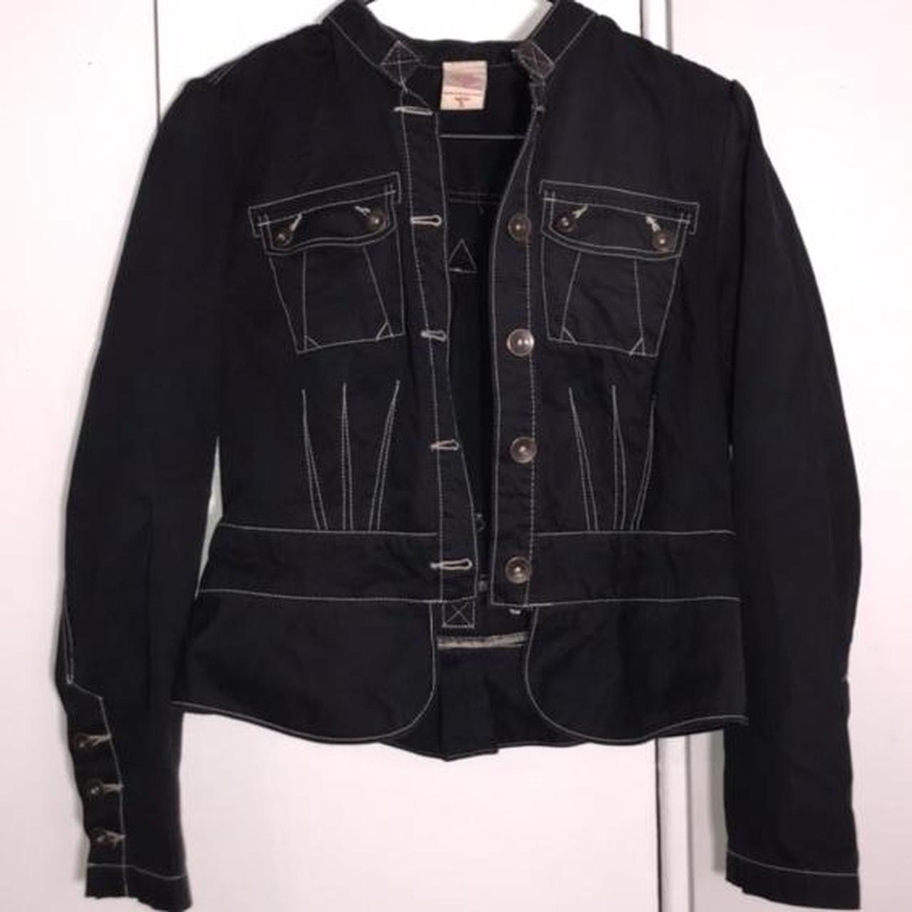 Faded glory black clearance jacket