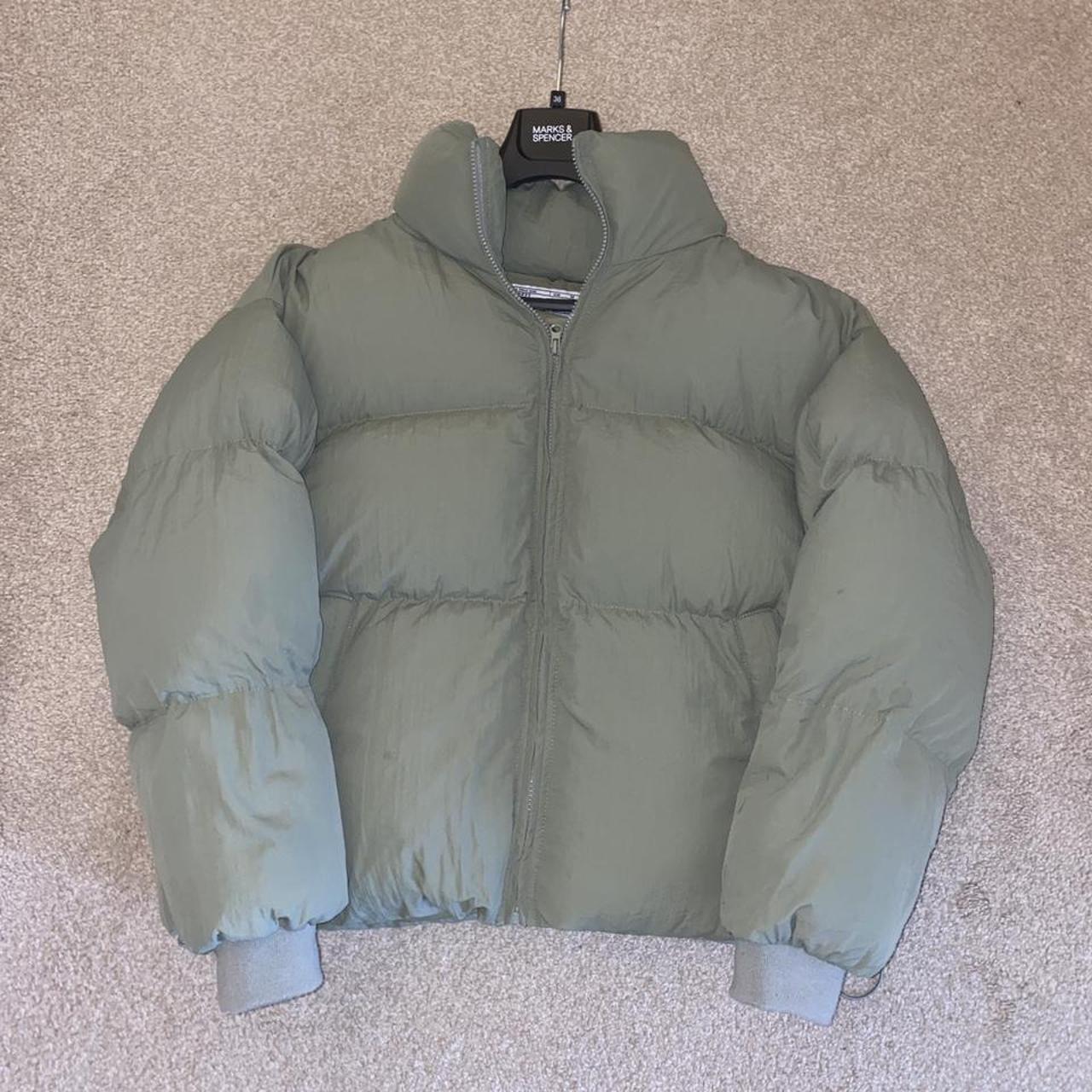 Cold Laundry Style Asnofit Sage Green Puffer... - Depop