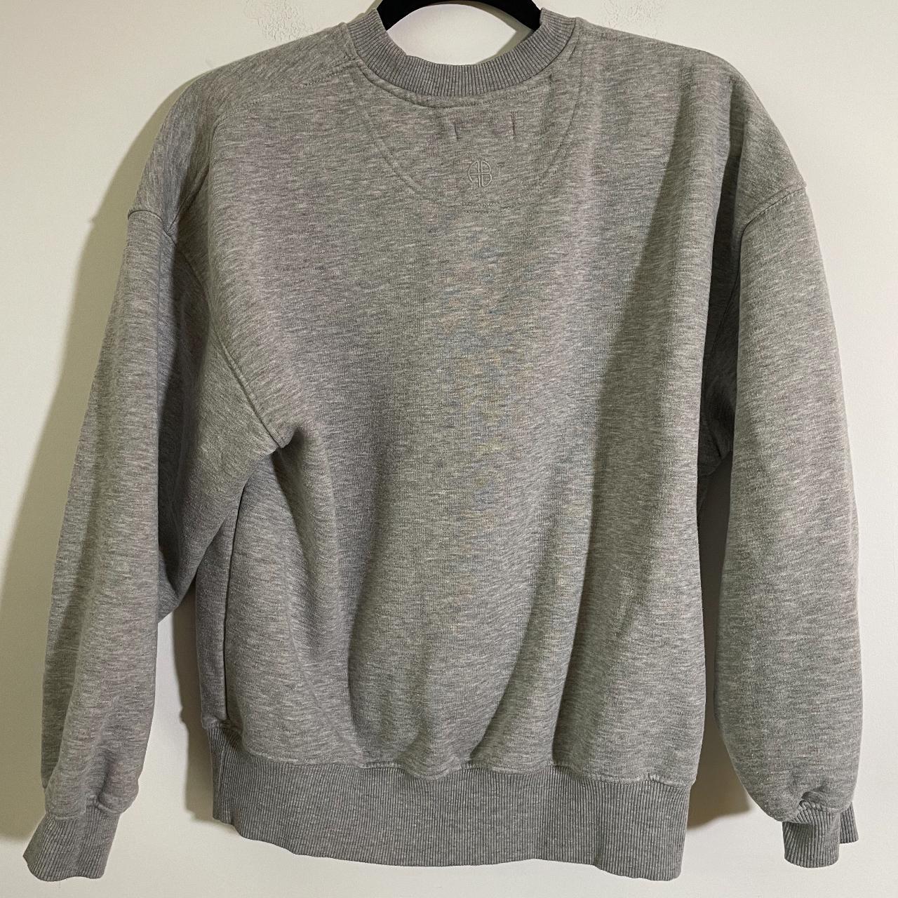 ANINE BING Women's Grey Sweatshirt | Depop