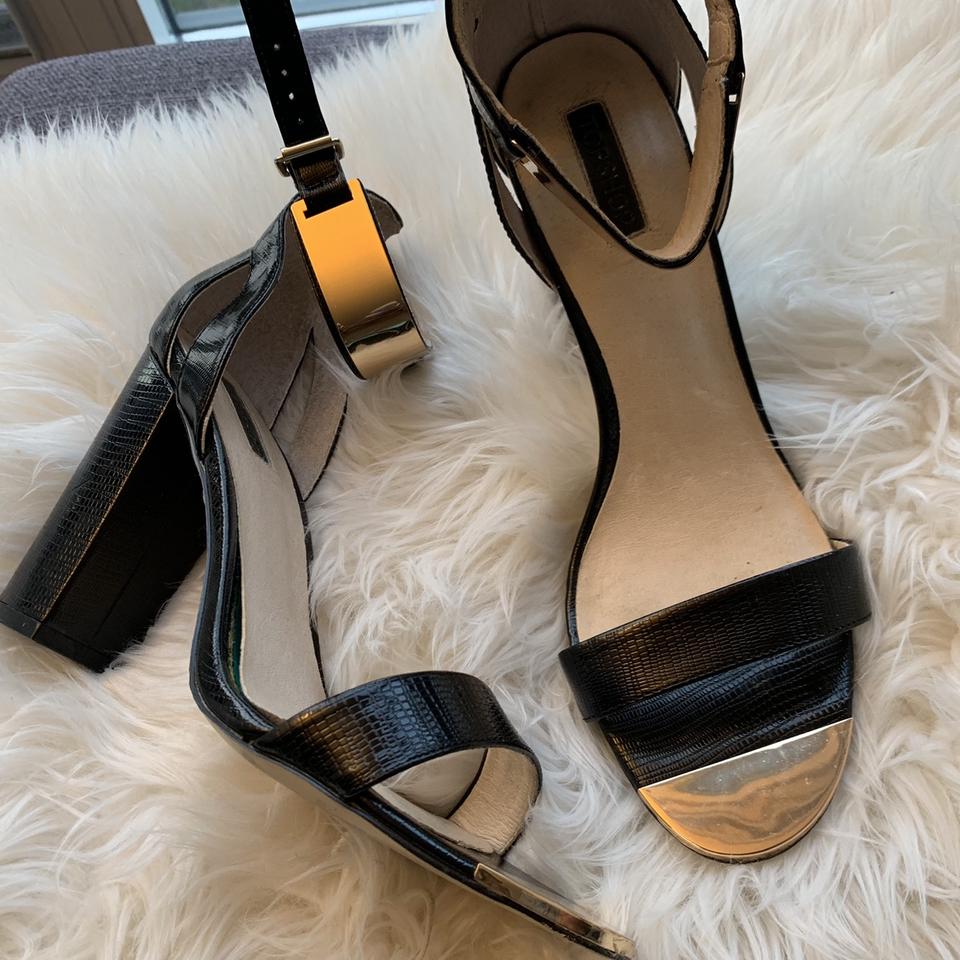 Topshop black block sales heels