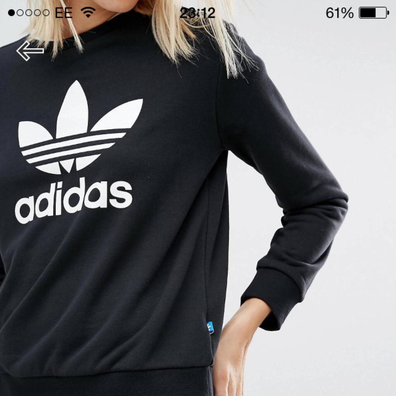 Ladies black adidas discount jumper