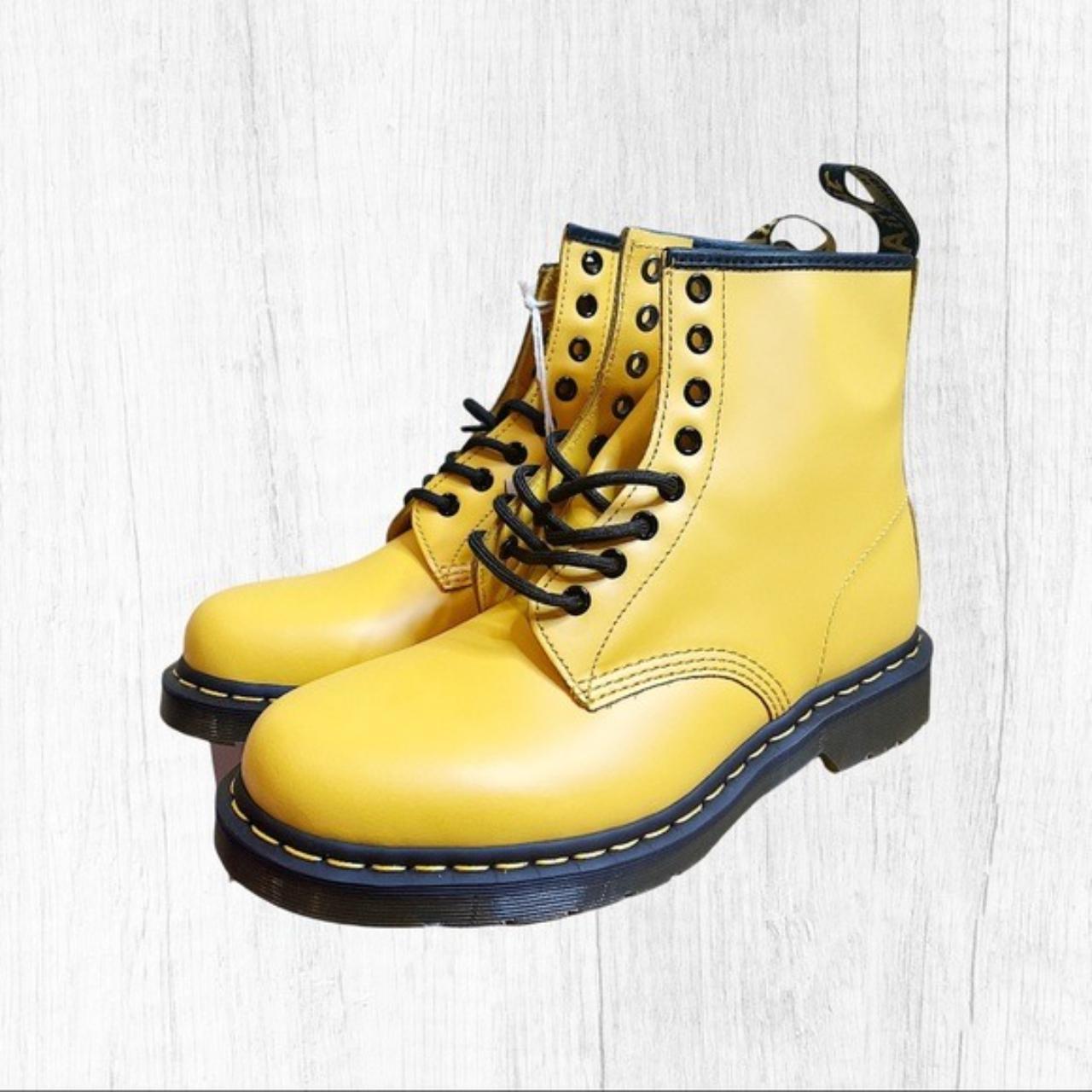 Dr.Martens 1460 yellow 8 eye boots New. Never... - Depop