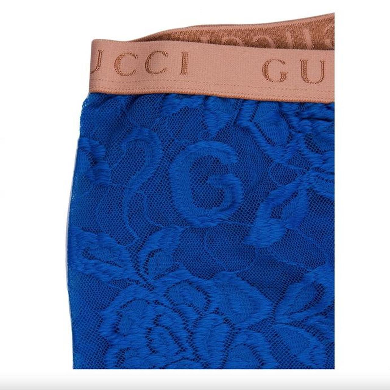 Gucci Women's Blue Hosierytights Depop