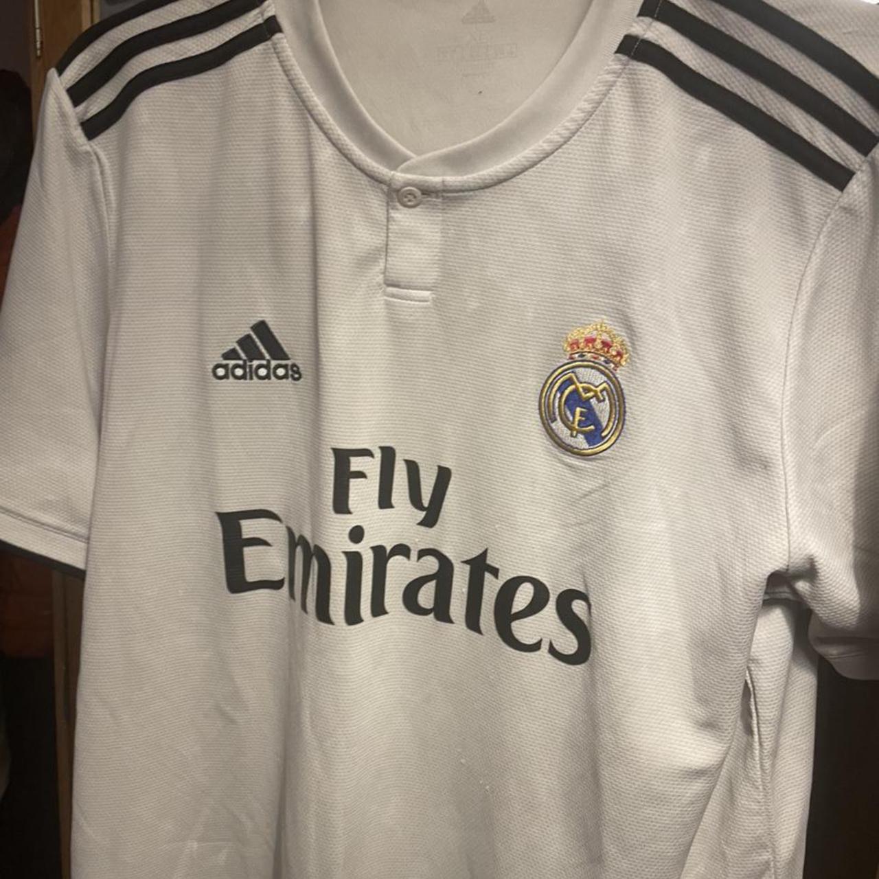 Real Madrid football shirt. #realmadrid #madrid... - Depop