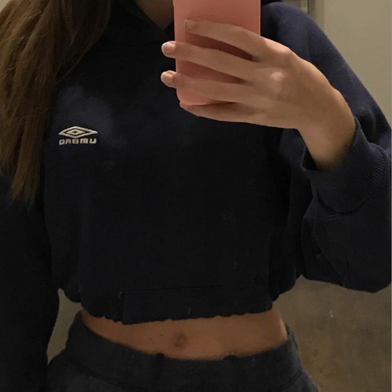 umbro cropped hoodie