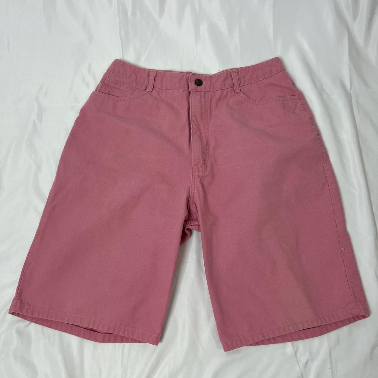 🎀Y2K Pink Shorts🎀 💗Adorable vintage Y2K 2000s Ruff... - Depop