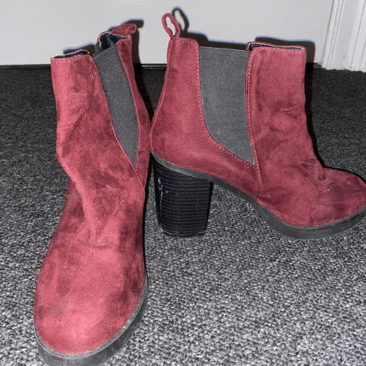 Primark cheap burgundy boots