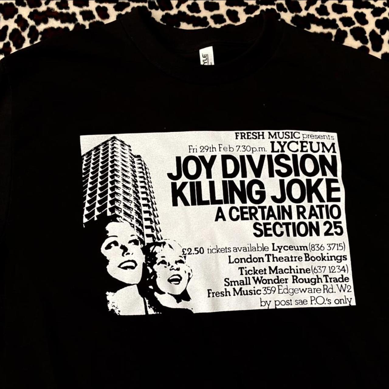 Joy division t 2024 shirt american apparel