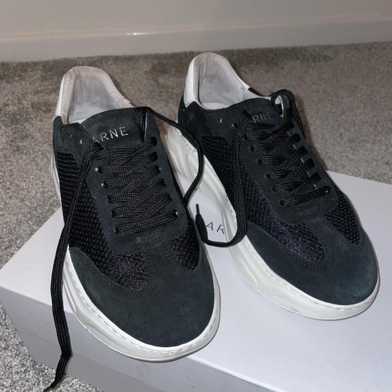As good as new size 3 arne clo trainers. Only worn a... - Depop