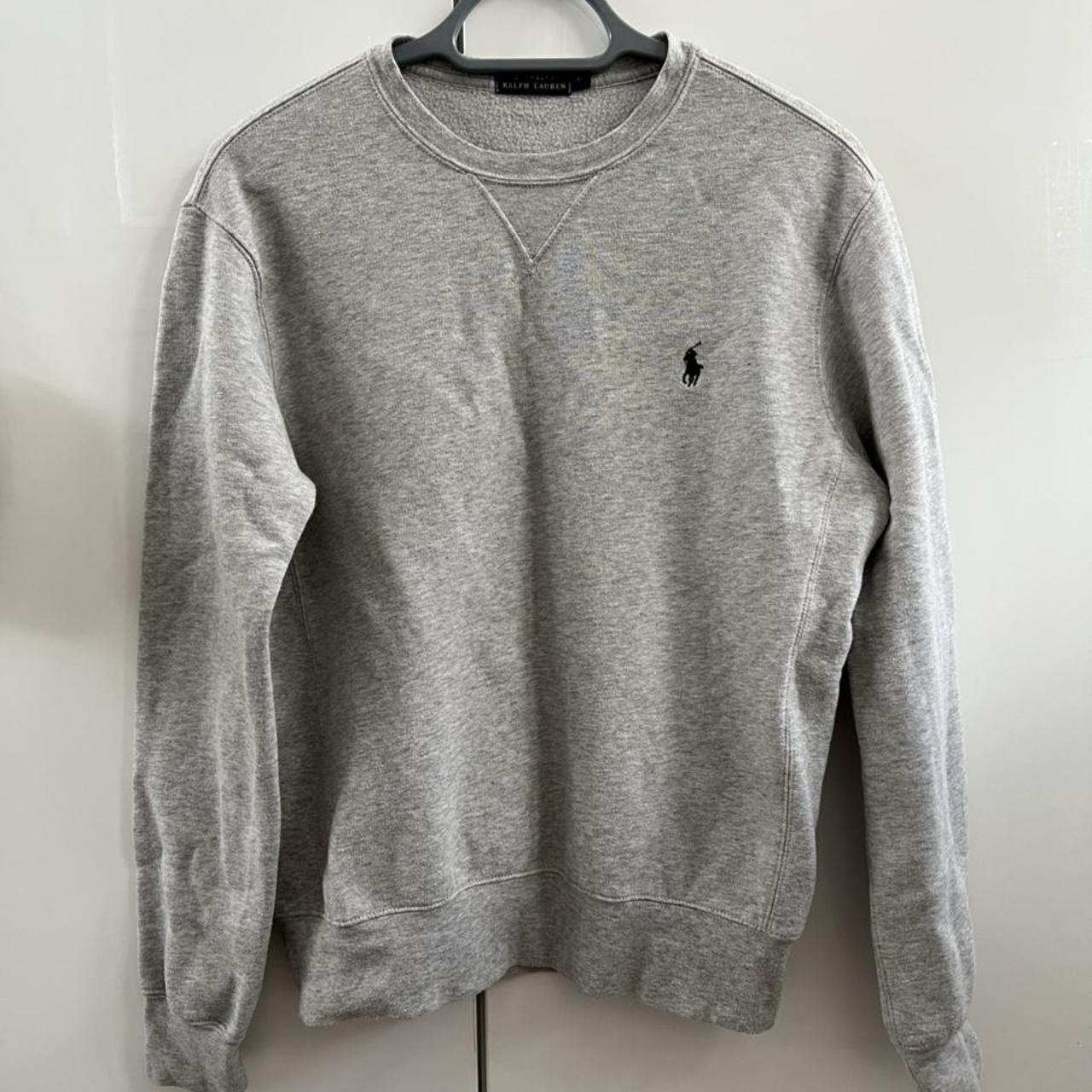 Polo Ralph Lauren Men's Grey Sweatshirt | Depop