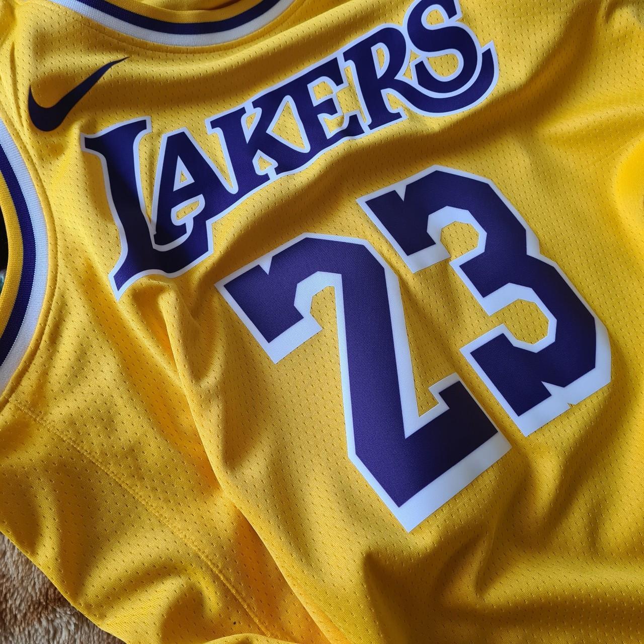 LeBron James Lakers Jersey Size 44- Men's adult - Depop