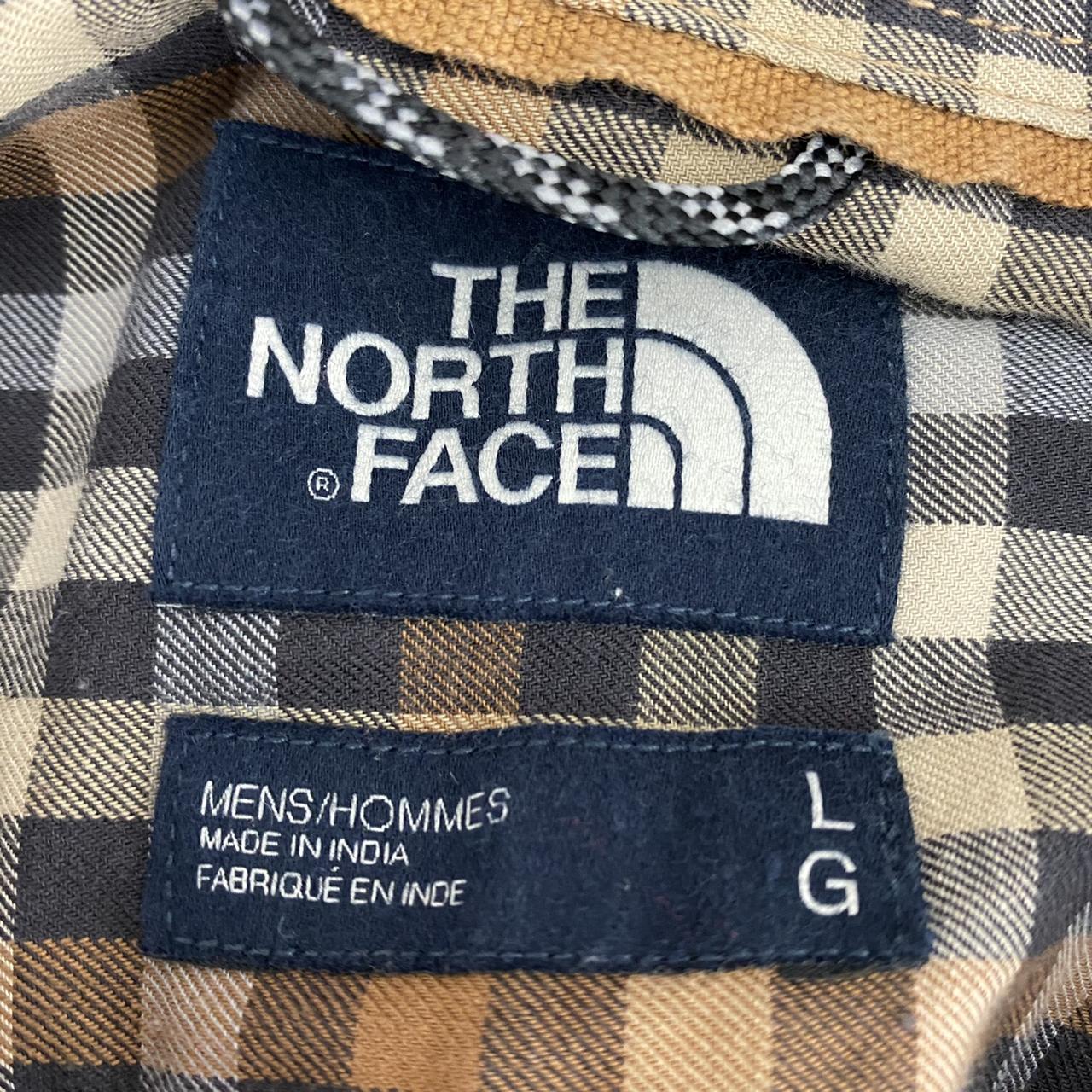 The North Face Plaid Checkered Long Sleeve Button... - Depop