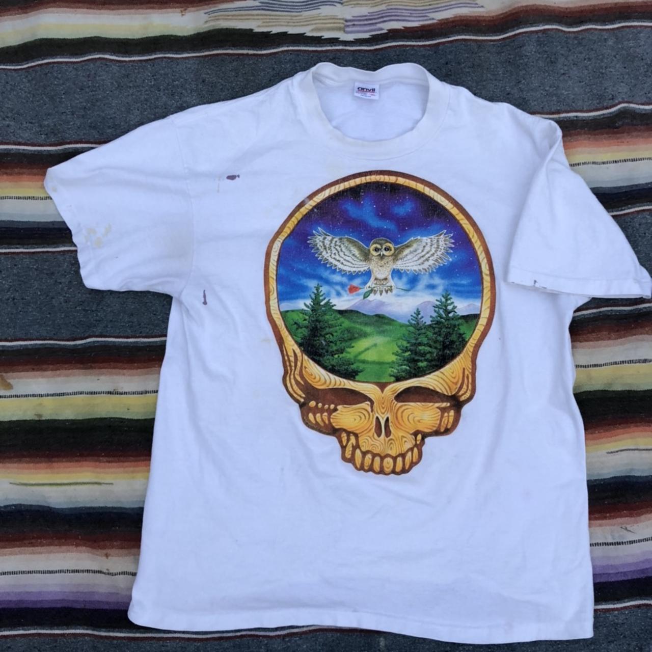 Grateful Dead vintage band tee shirt. Spring tour - Depop