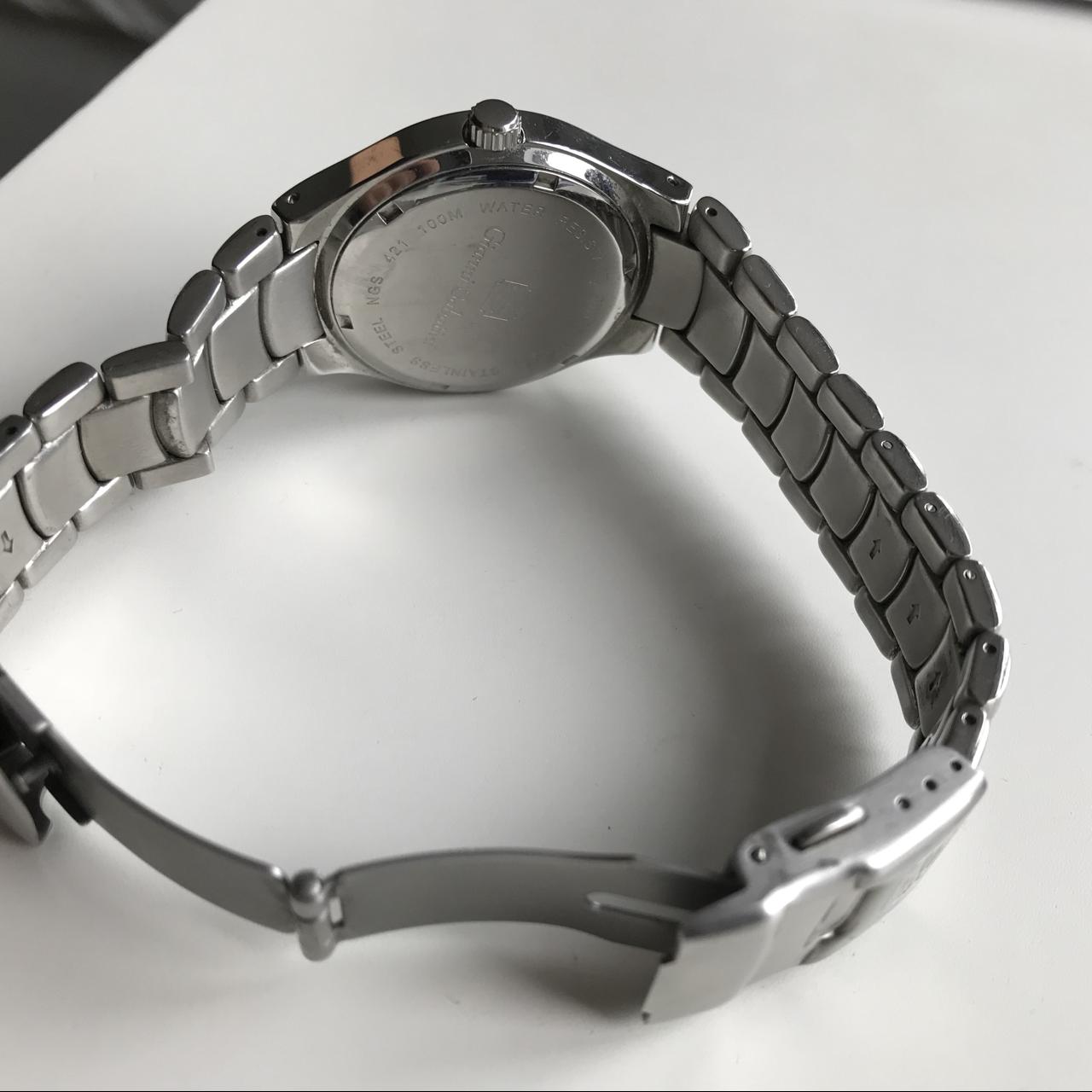 silver gianni sabatini ladies watch