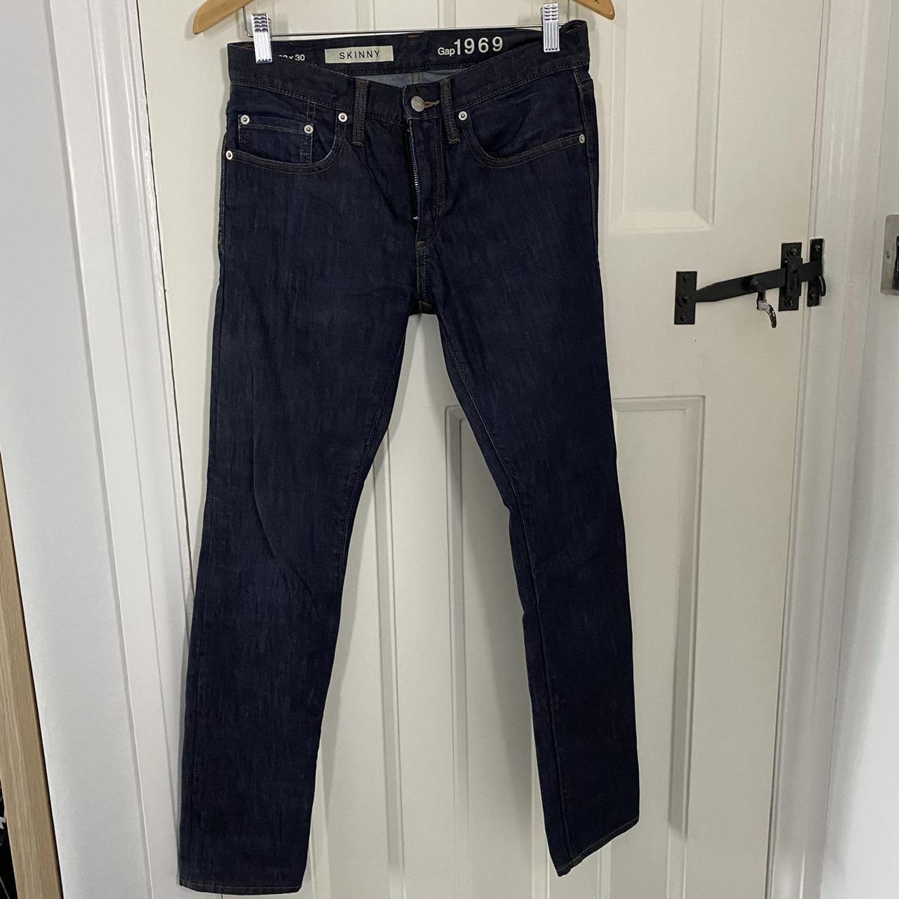 Gap Men's Blue and Navy Jeans | Depop