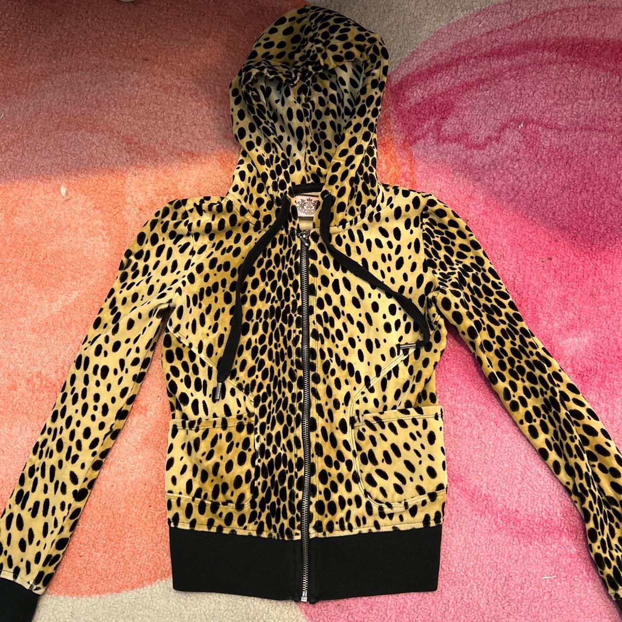 SOLD Leopard juicy couture tracksuit jacket. Would... - Depop