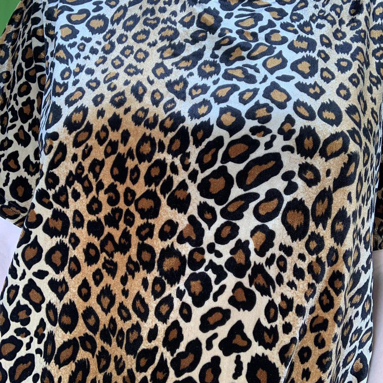 Super cute leopard print velvet top. Such a classic... - Depop