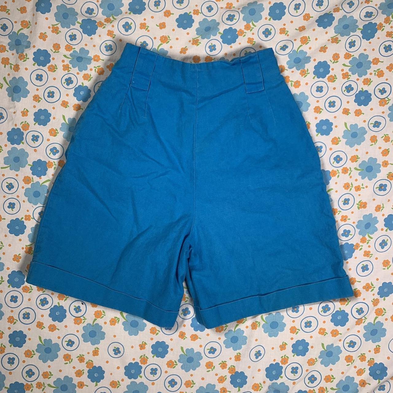 Women's Blue Shorts | Depop