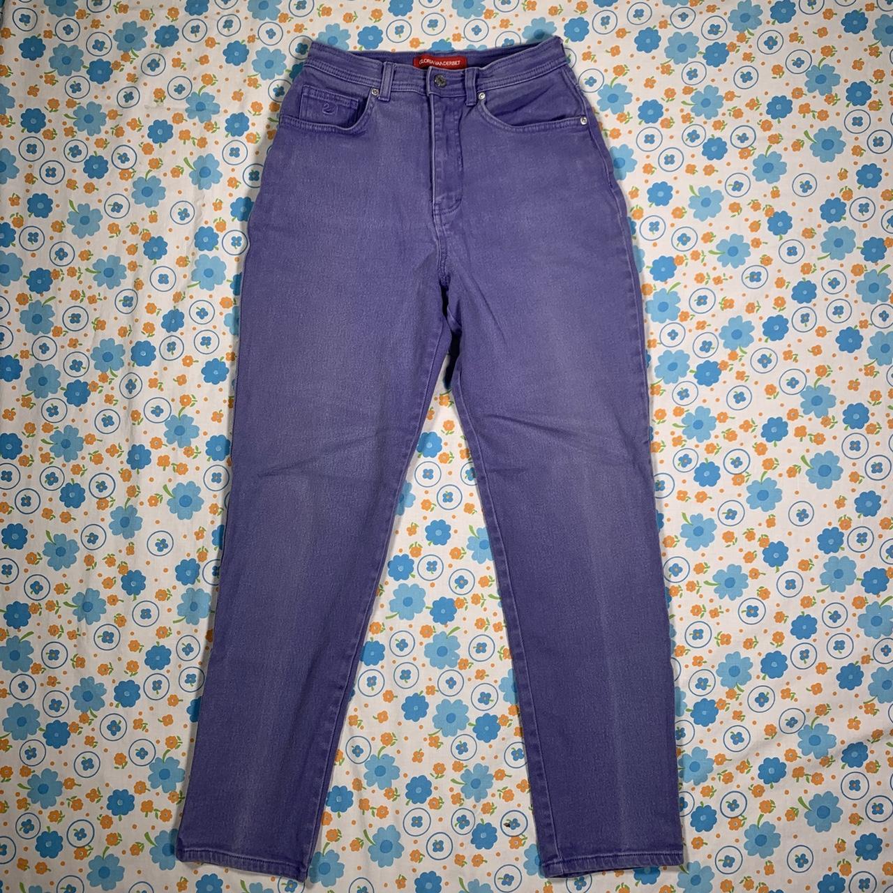 Vintage 90s lavender purple mom jeans. High waisted... Depop