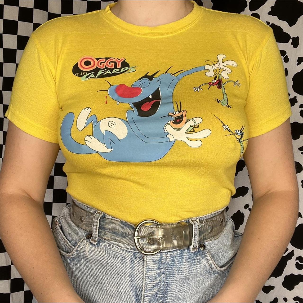 Cute lil French cartoon Oggy et les Cafards tshirt