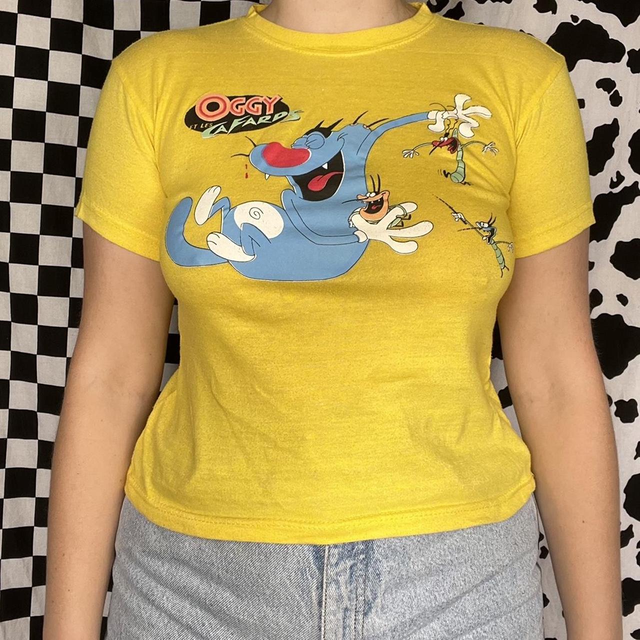 Cute lil French cartoon Oggy et les Cafards tshirt