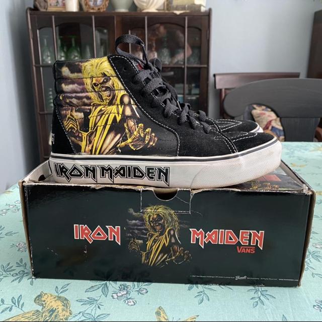 Iron maiden vans store shoes $15.99 shipped