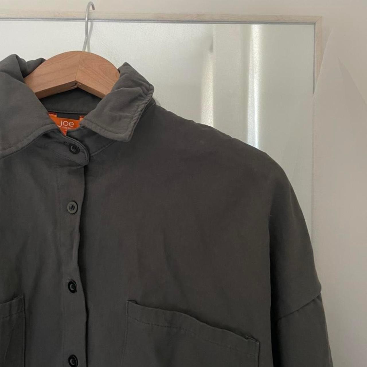 Joe's Jeans Men's Grey and Black Shirt Depop