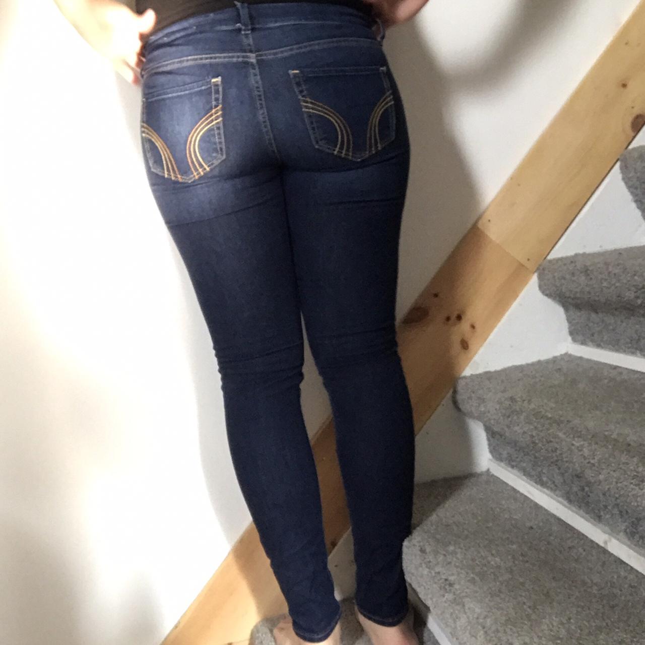 Hollister Womens Low Rise Jean Leggings Size 3R (26x28) - Helia