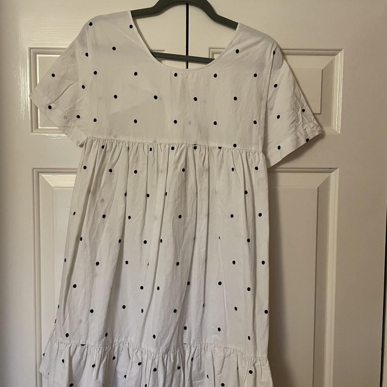 Zara Women's White Dress | Depop