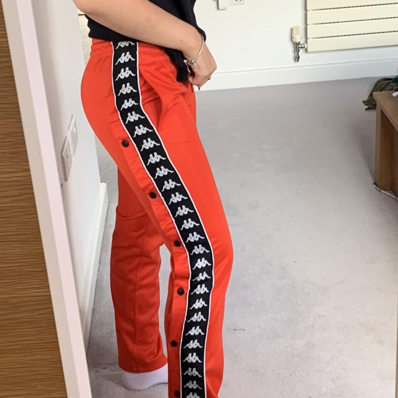 Kappa Wise Red Popper Track Pants  Urban Outfitters UK