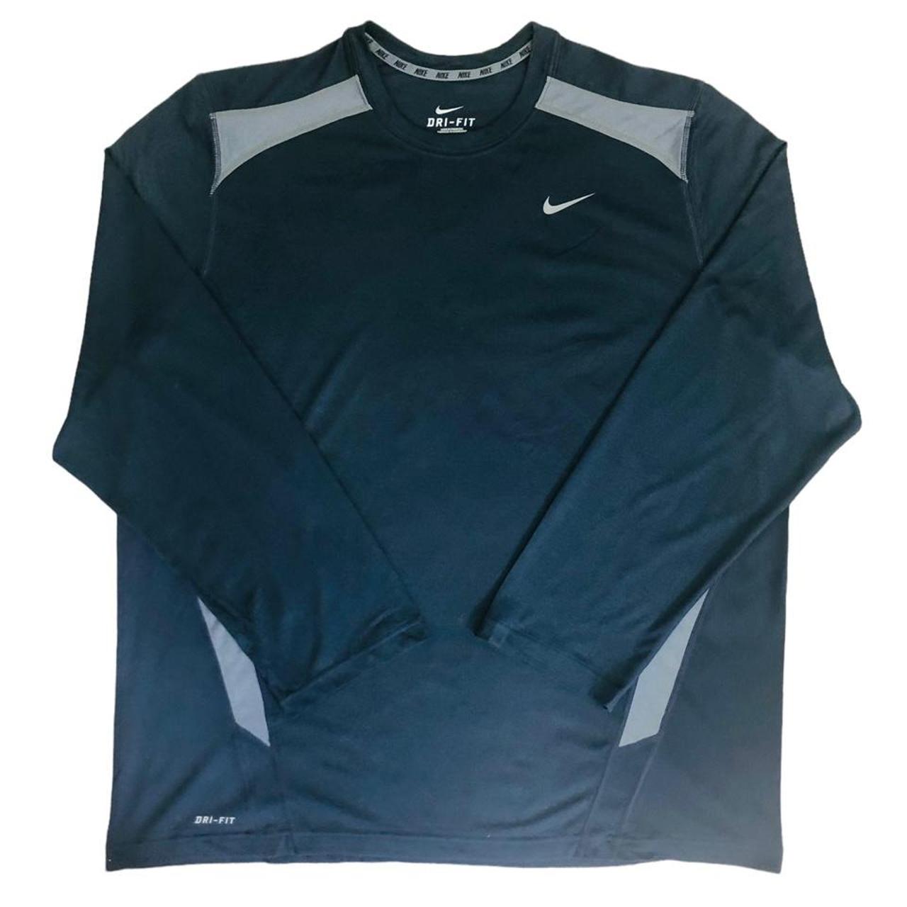 Incredible Nike long sleeve dri-fit tshirt top in... - Depop