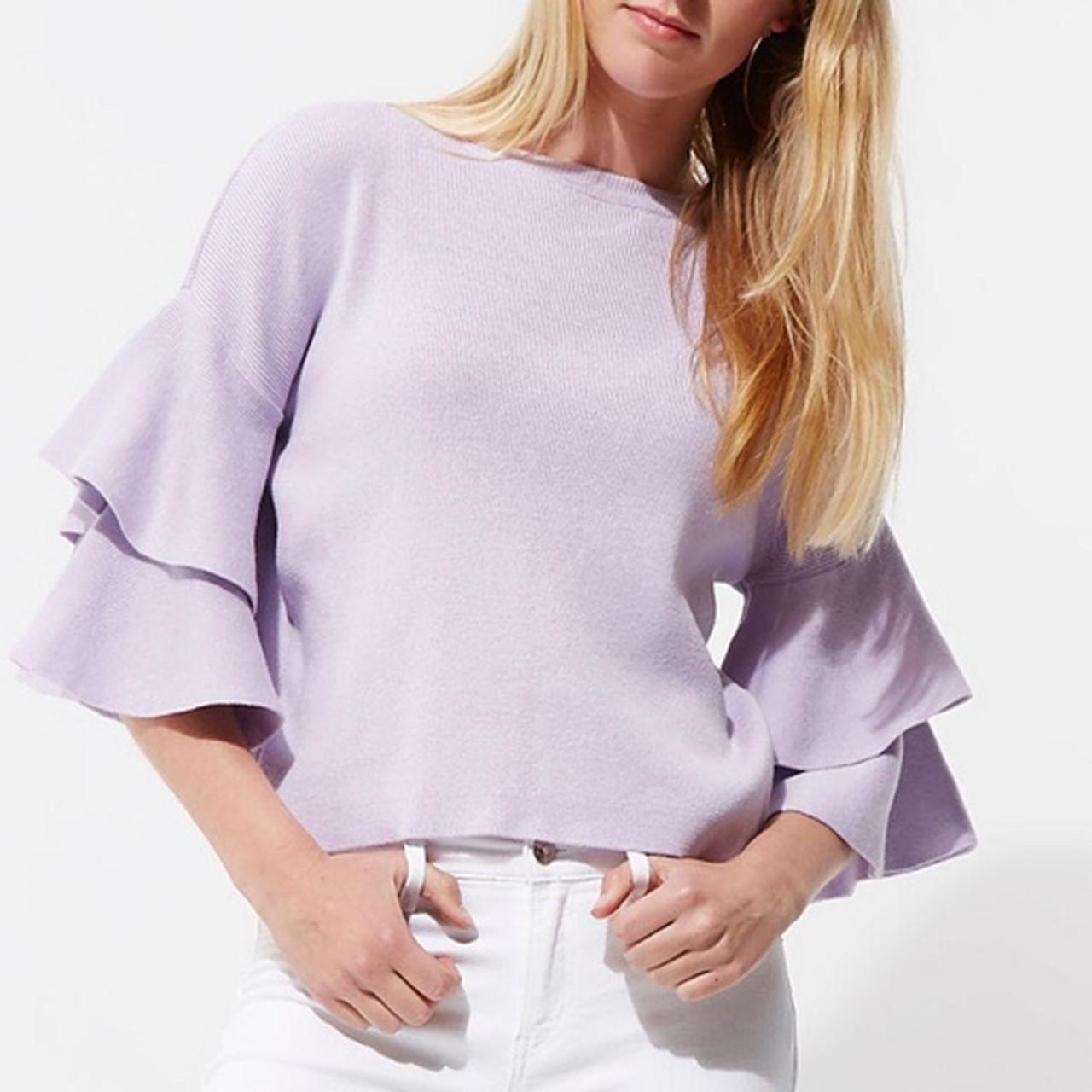 River island store purple jumper